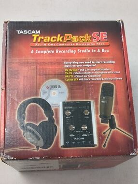 TrackPack SE All-in-One USB Recording Kit – Black